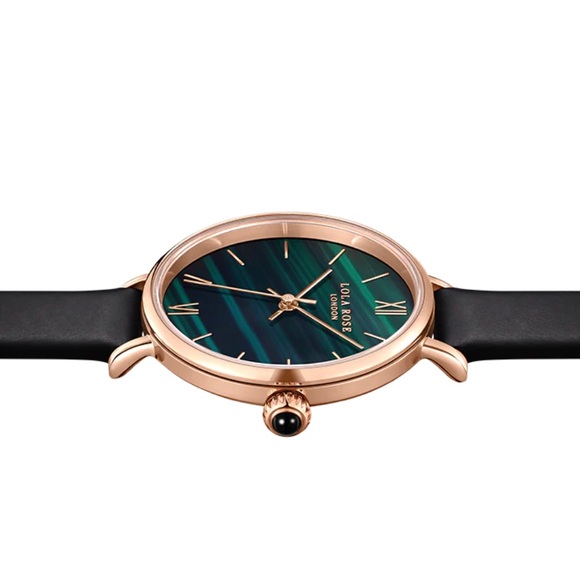 Lola Rose Malachite Textured Watch - Picture 3 of 10